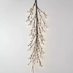 Sale Kirklands Home Pre-Lit Branch Christmas Garland Brown