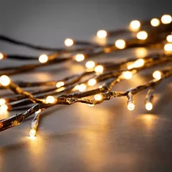 Sale Kirklands Home Pre-Lit Branch Christmas Garland Brown