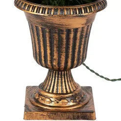 New Kirklands Home Pre-Lit Cedar Pine Christmas Trees, Set of 2 Green