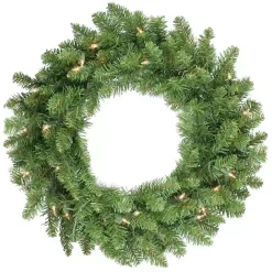 Outlet Kirklands Home Pre-lit Eastern Pine Wreath