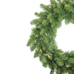 Outlet Kirklands Home Pre-lit Eastern Pine Wreath