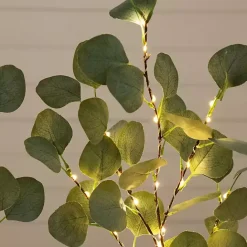 Outlet Kirklands Home Pre-Lit Eucalyptus 3-pc. Bouquet Green