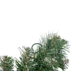 Best Kirklands Home Pre-Lit Frosted Pine and Pinecone Garland Green