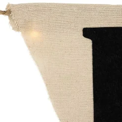 Sale Kirklands Home Pre-Lit Happy Halloween Burlap Banner
