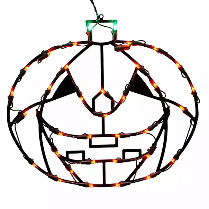 Sale Kirklands Home Pre-Lit Jack O' Lantern Window Decoration