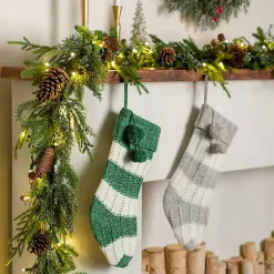 Outlet Kirklands Home Pre-Lit Norfolk Pine and Blue Berry Garland