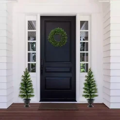 Online Kirklands Home Pre-Lit 3-pc. Christmas ery Set Green