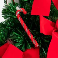 Clearance Kirklands Home Pre-Lit Red Bow Christmas Tree Arrangement