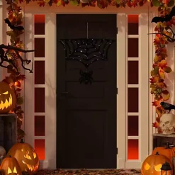 Hot Kirklands Home Pre-Lit Spider and Web Outdoor Decoration Black