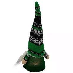 New Kirklands Home Pre-Lit St. Patrick's Day Girl Gnome Figurine