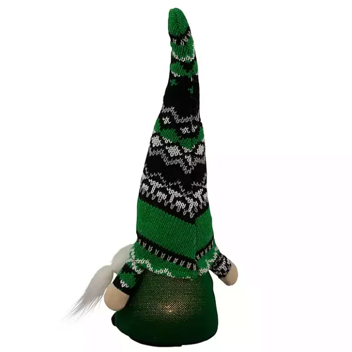 New Kirklands Home Pre-Lit St. Patrick's Day Girl Gnome Figurine