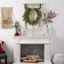 Clearance Kirklands Home Pre-Lit Twine Bound Pine Branch Wreath Green