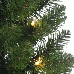 Outlet Kirklands Home Pre-Lit Vancouver Pine 4-pc. Christmas Floral Set Green