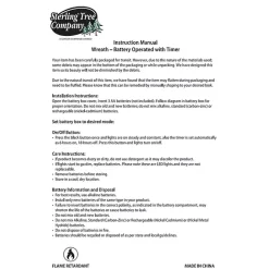 Outlet Kirklands Home Pre-Lit Vancouver Pine 4-pc. Christmas Floral Set Green