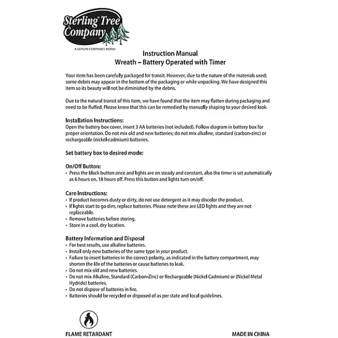 Outlet Kirklands Home Pre-Lit Vancouver Pine 4-pc. Christmas Floral Set Green