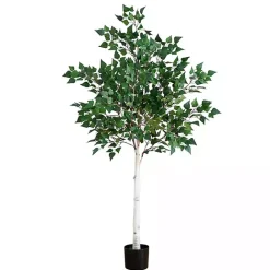 Sale Kirklands Home Pre-Lit Warm LED Birch Tree, 5 ft.