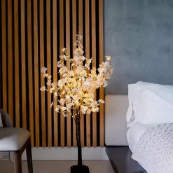 Outlet Kirklands Home Pre-Lit Warm LED Cherry Blossom Tree, 4 ft.