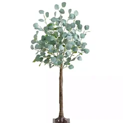 Clearance Kirklands Home Pre-Lit Warm LED Eucalyptus Plant, 4 ft.