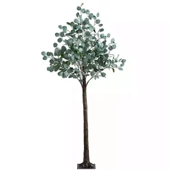 Outlet Kirklands Home Pre-Lit Warm LED Eucalyptus Plant, 6 ft.