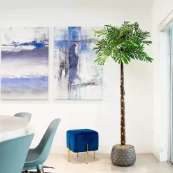 Outlet Kirklands Home Pre-Lit Warm LED Palm Tree, 6 ft.