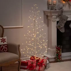 Outlet Kirklands Home Pre-Lit White Christmas Twig Tree, 60 in.