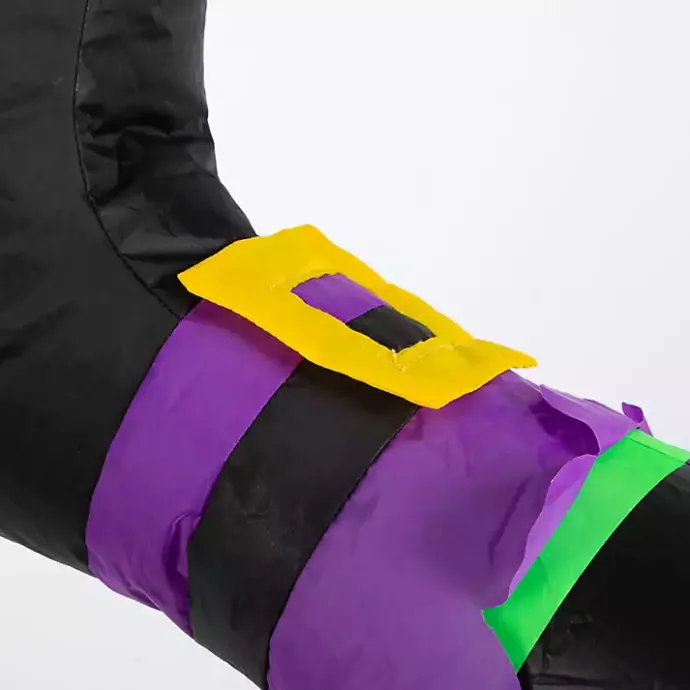 Outlet Kirklands Home Pre-Lit Witch in Cauldron Inflatable Decoration