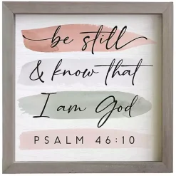 Sale Kirklands Home Psalm 46:10 Wall Plaque