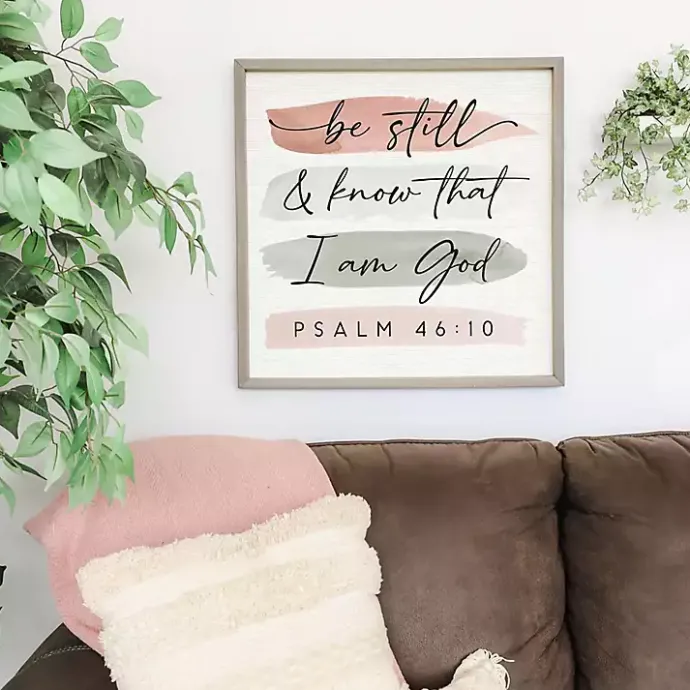 Sale Kirklands Home Psalm 46:10 Wall Plaque