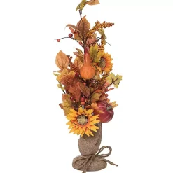 Clearance Kirklands Home Pumpkin and Sunflower Harvest Arrangement