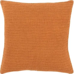 Hot Kirklands Home Pumpkin Subtle Striped Oversized Pillow Orange