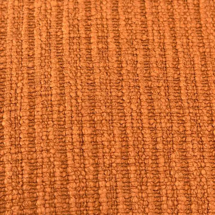 Hot Kirklands Home Pumpkin Subtle Striped Oversized Pillow Orange