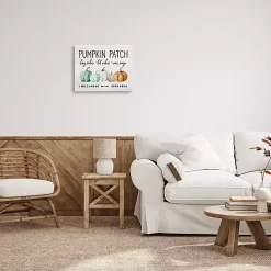 Clearance Kirklands Home Pumpkin Patch Farmhouse Canvas Art Print