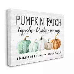 Clearance Kirklands Home Pumpkin Patch Farmhouse Canvas Art Print