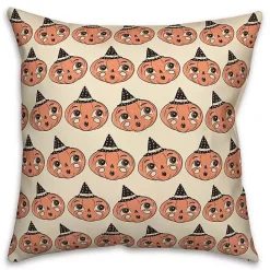 Discount Kirklands Home Pumpkin Pattern Pillow Orange