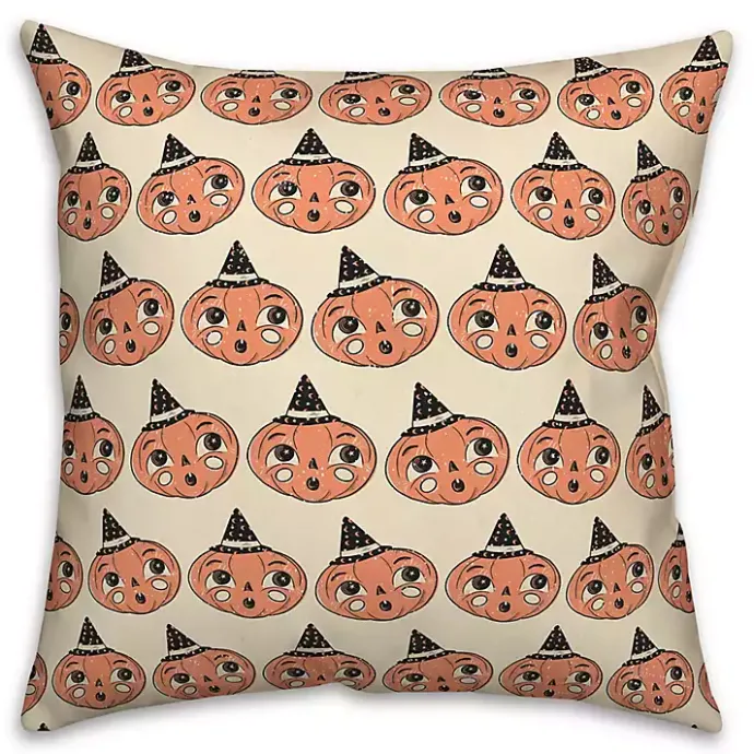 Discount Kirklands Home Pumpkin Pattern Pillow Orange