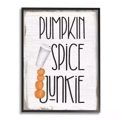 Best Kirklands Home Pumpkin Spice Junkie Framed Giclee Art Print