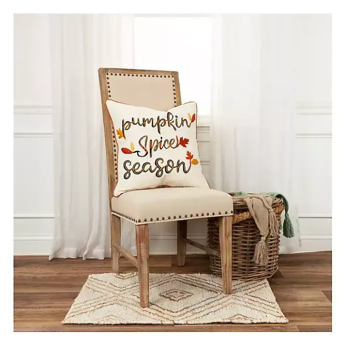 Sale Kirklands Home Pumpkin Spice Season Harvest Throw Pillow