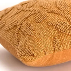 Hot Kirklands Home Pumpkin Stonewash Botanical Pillow Orange