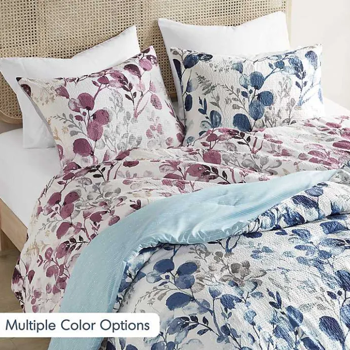 Hot Kirklands Home Purple Botanical 3-pc. King Comforter Set