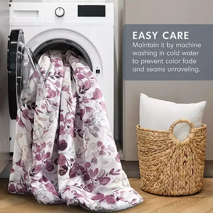 Hot Kirklands Home Purple Botanical 3-pc. King Comforter Set