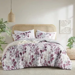 Best Kirklands Home Purple Botanical 2-pc. Twin/Twin XL Comforter Set