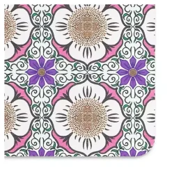 Discount Kirklands Home Purple Flower Stone Bath Mat