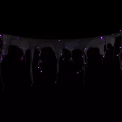 Sale Kirklands Home Purple LED Gauze Drape Lights