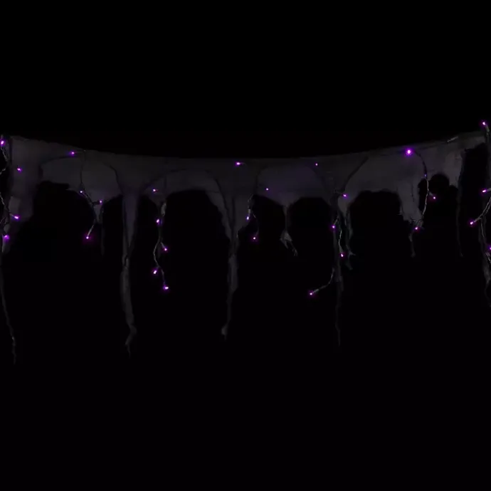 Sale Kirklands Home Purple LED Gauze Drape Lights