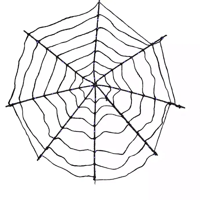 Outlet Kirklands Home Purple LED Spider Web Decoration