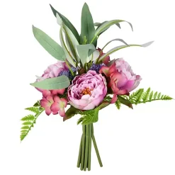 Online Kirklands Home Peony Bouquet, Set of 2 Purple