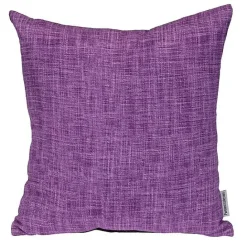 Kirklands Home Textured Velvet Pillow Purple
