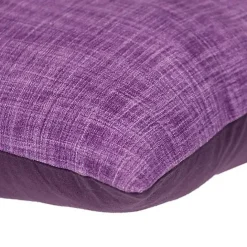 Kirklands Home Textured Velvet Pillow Purple
