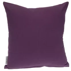 Kirklands Home Textured Velvet Pillow Purple