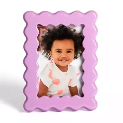 Clearance Kirklands Home Wavy Layer Picture Frame, 4x6 Purple